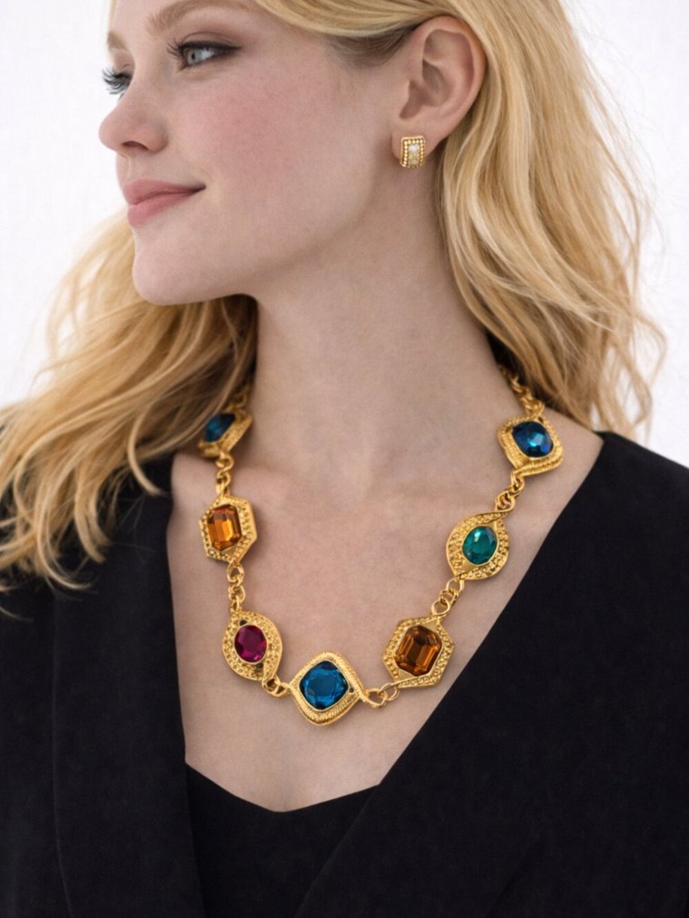 Napier Limited Edition Runway Necklace – Vintage Statement Jewelry